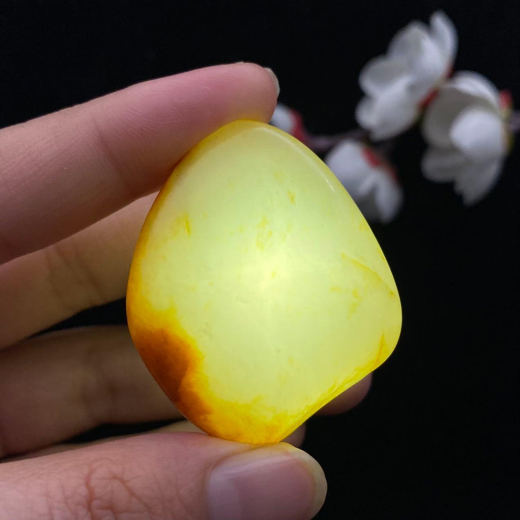 和田玉红皮籽料挂件（28.3g）