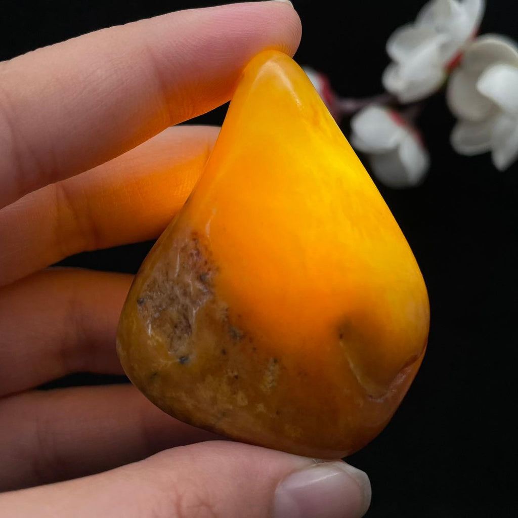 和田玉聚黄皮籽料（50.9g）