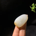 和田山料羊脂白玉佛公（30.8g）
