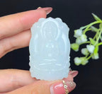 和田白玉平安无事牌（67.1g）