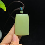 和田山料黄口无事牌挂件（50.0g）