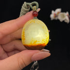 和田玉籽料【佛公】挂件（23g）