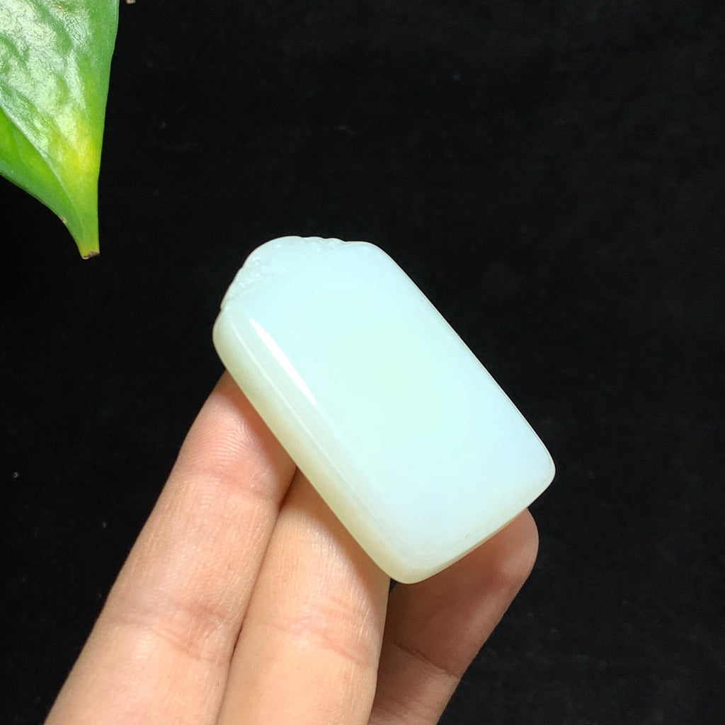 和田山料白玉无事牌挂件（37.2g）
