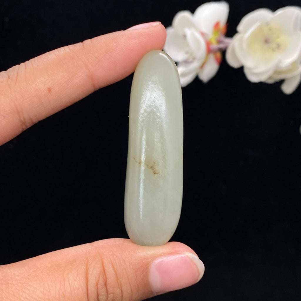 和田玉洒金皮青花底籽料挂件（31.2g）