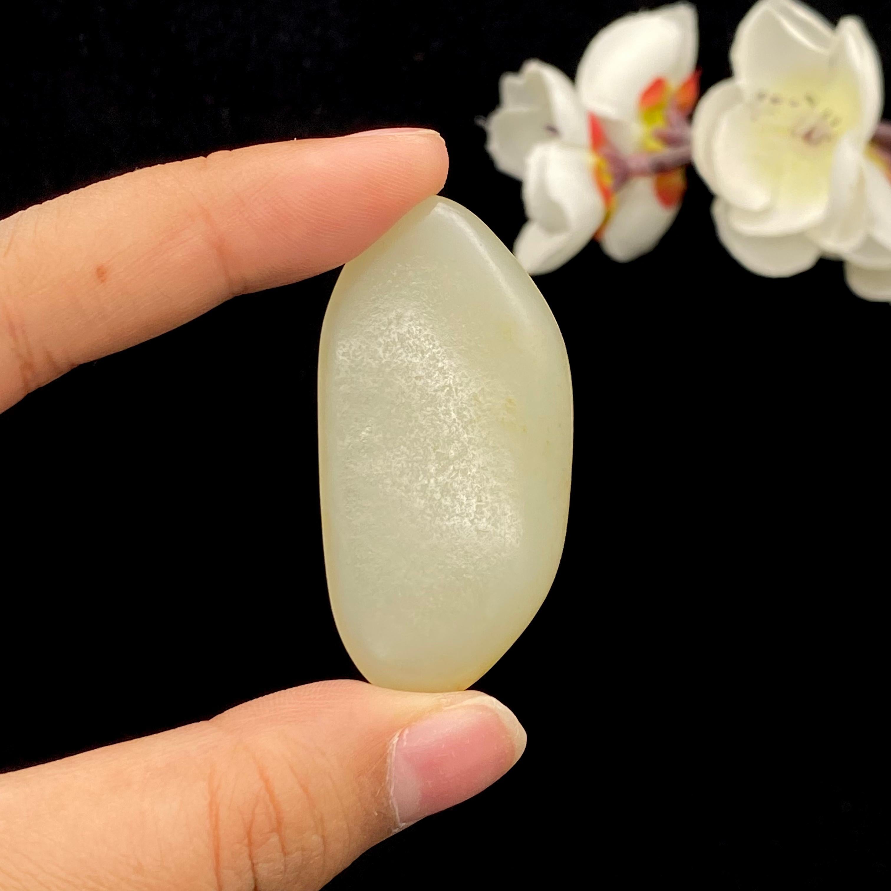 和田玉白玉籽料挂件（20g）