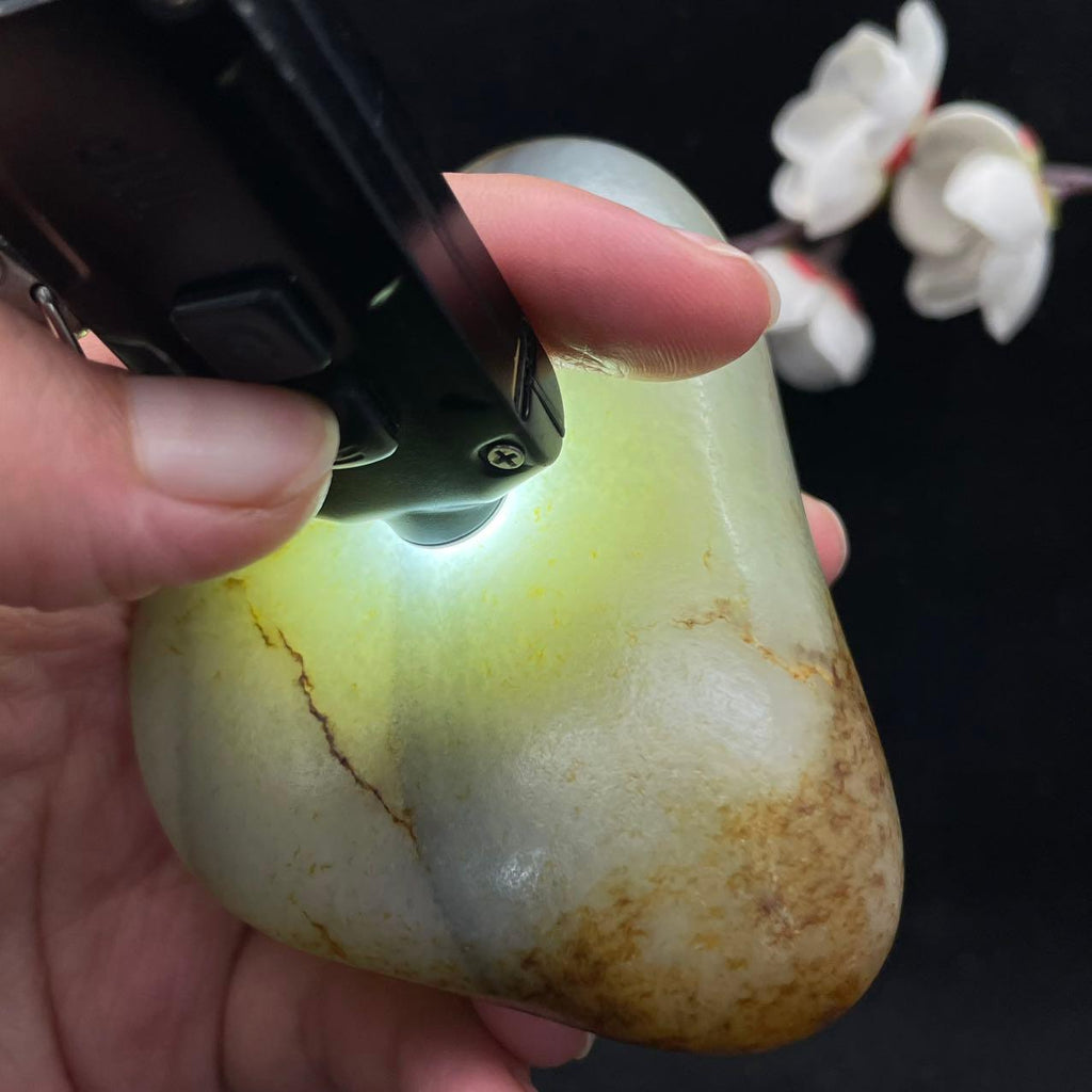 和田玉洒金皮青花籽料（269.7g）