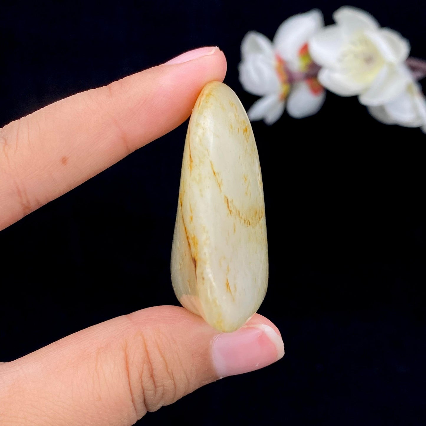 和田玉洒金皮籽料男士挂件（54.6g）
