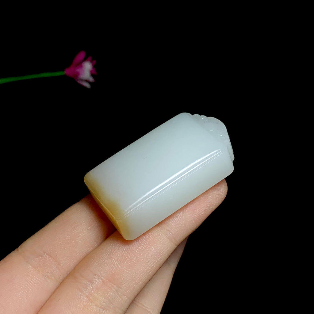 和田山料糖白玉无事牌（32.6g）