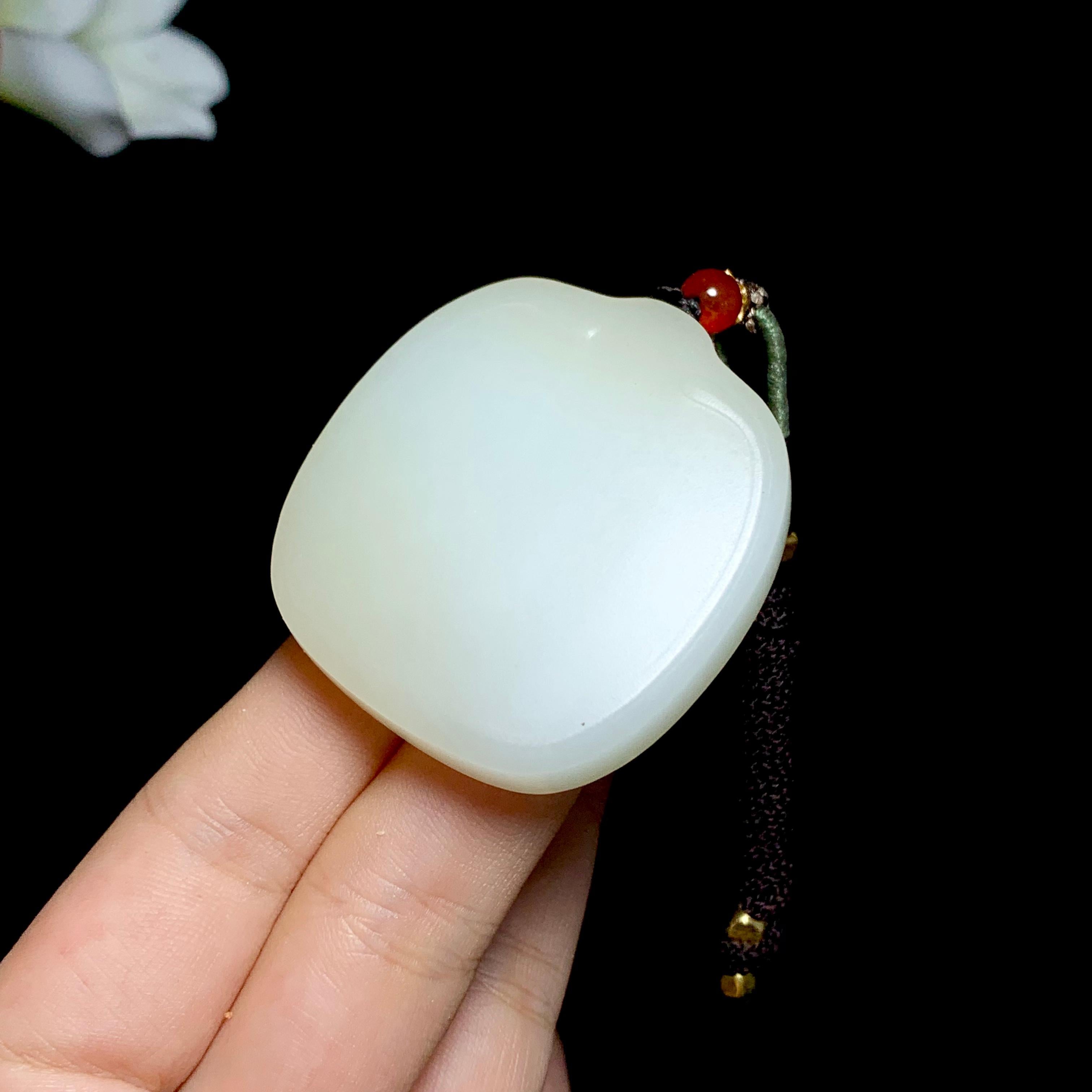和田山料糖白玉无事牌（44.6g）