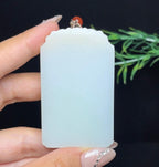 和田玉糖白羊脂玉观音（62.5g）