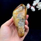 和田玉洒金皮籽料原石（642.6g）