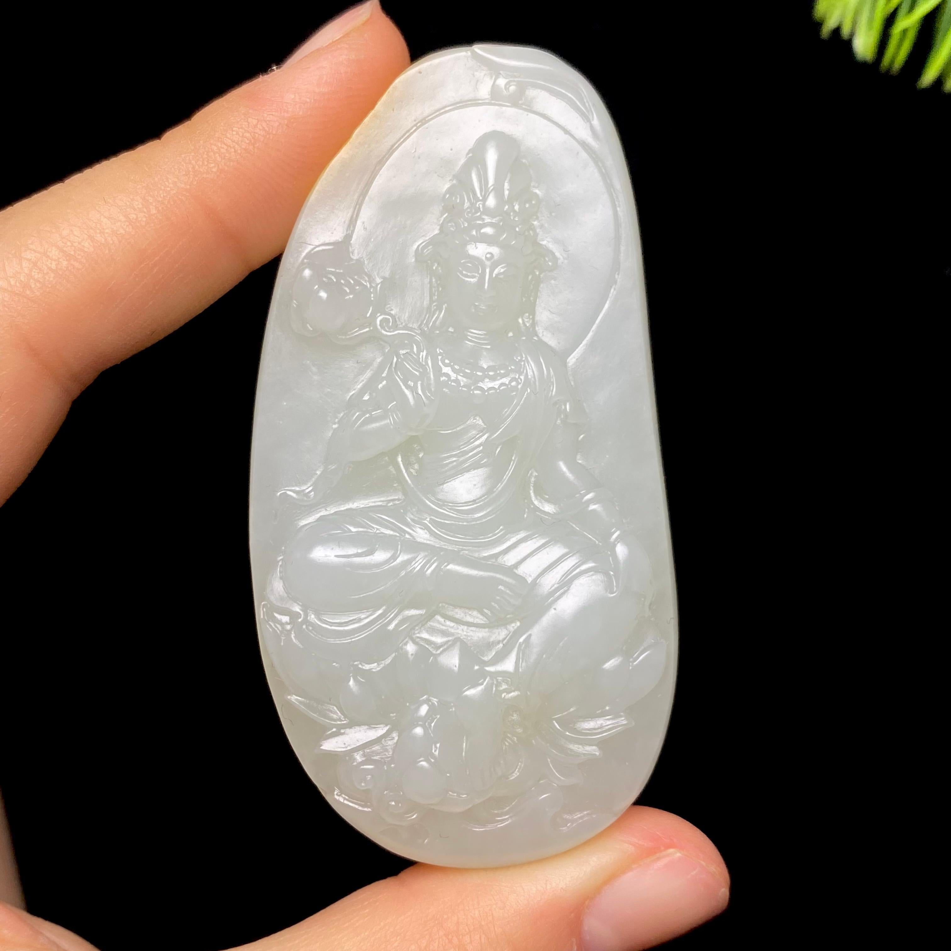 和田玉籽料大势至（56.9g）