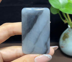 新疆和田玉意境青花平安无事牌（28.6g）