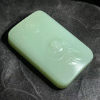 和田玉碧玉粉青佛公牌（50.7g）