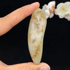 和田玉洒金皮籽料手把件（107.2g）