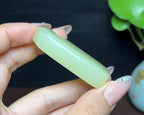 精品新疆和田玉若羌黄口平安无事牌（51.9g）