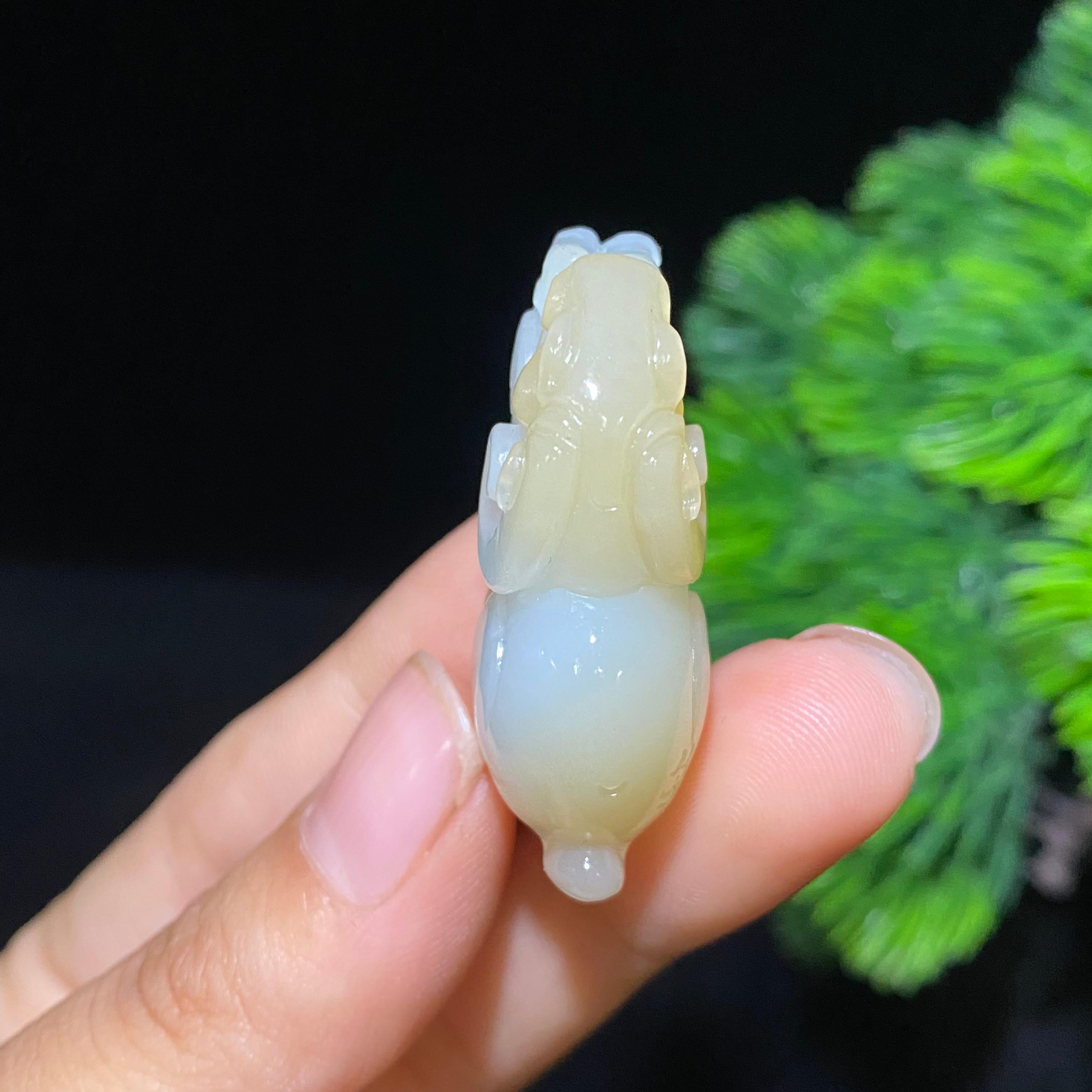 和田糖白玉羊挂件（g）