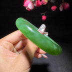 和田玉碧玉猫眼手镯（52.2g）