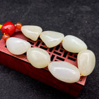和田玉白玉【精品手串】（87.9g）
