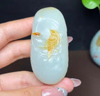 新疆和田玉籽料喜事连连（65.2g）