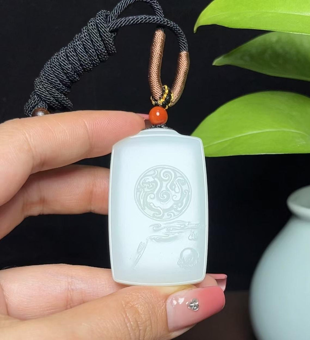 和田羊脂玉马到功成（38.2g）