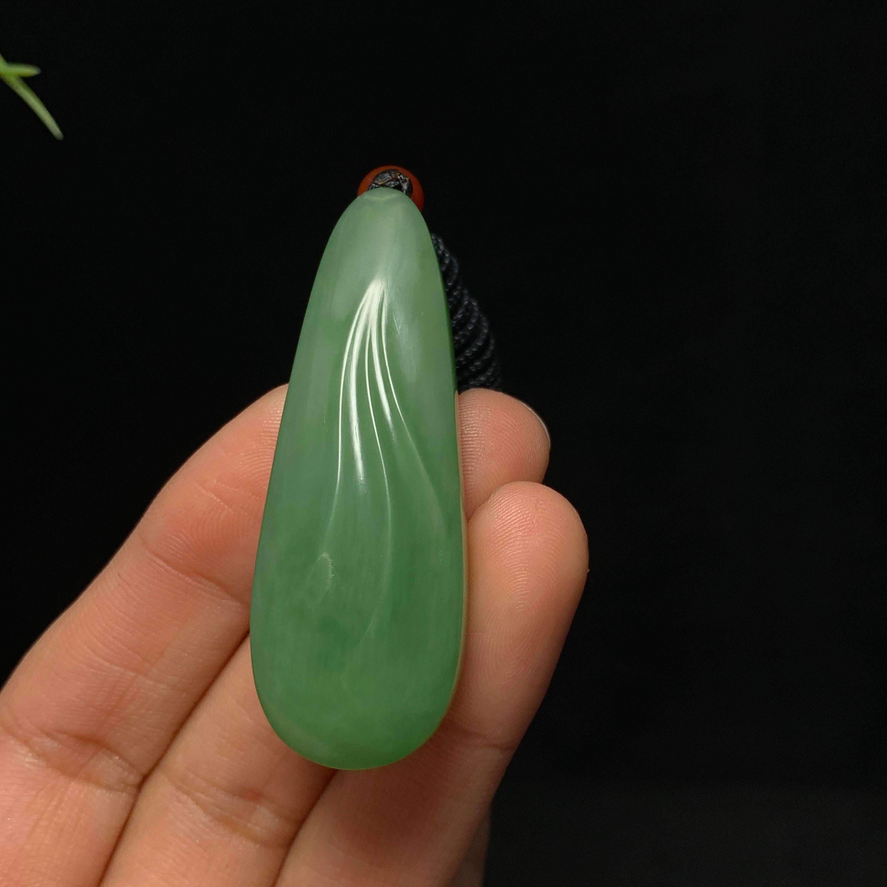 收藏级和田碧玉葫芦（20.0g）