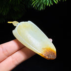 和田玉籽料无事牌（50.5g）
