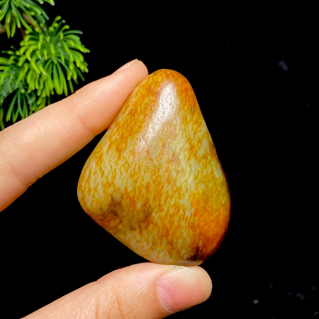 和田玉黄沁皮籽料（69.6g）