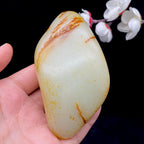 和田玉洒红皮籽料（298.3g）