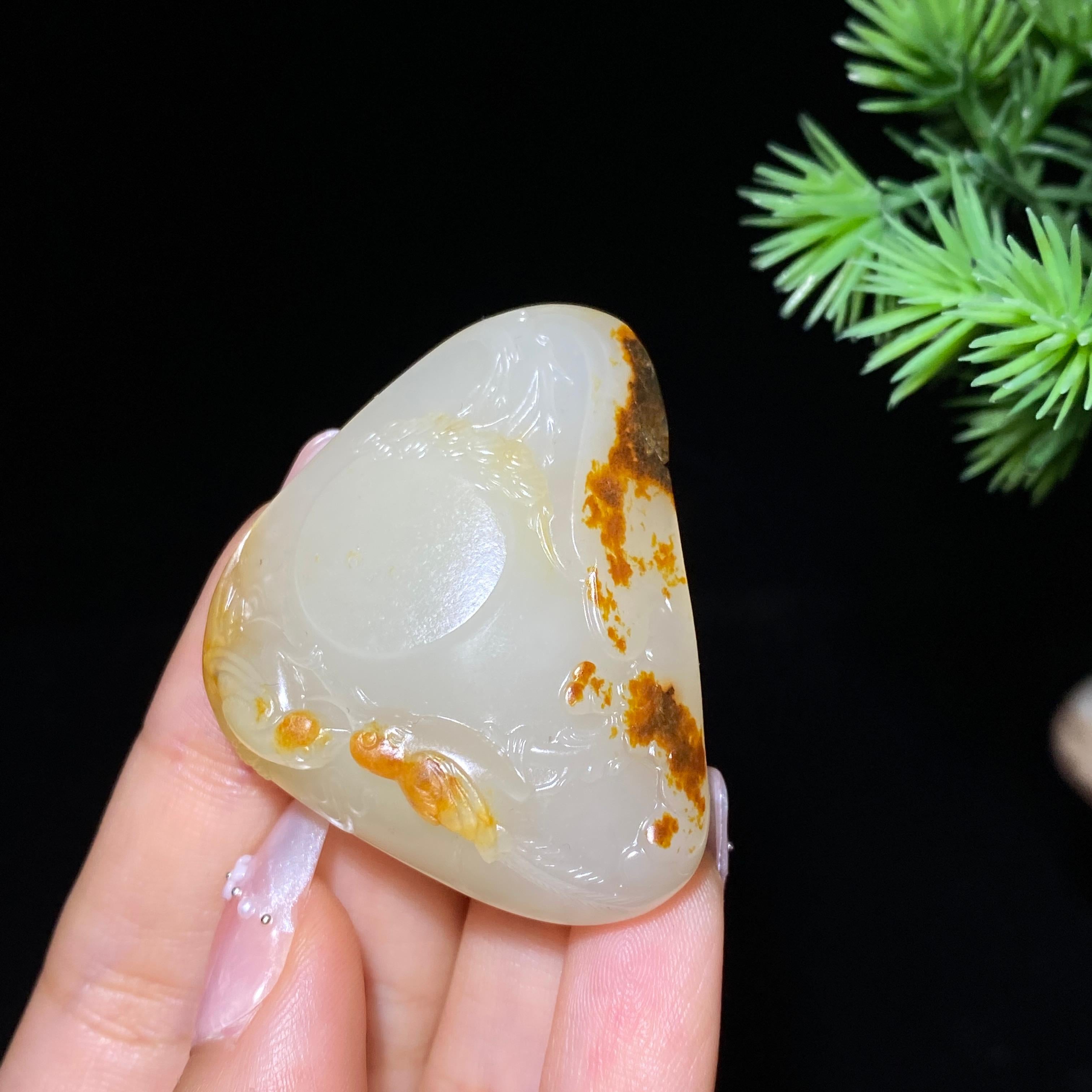 和田玉籽料喜事连连（28.9g）