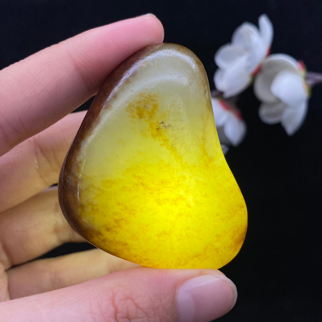和田玉聚红皮籽料大挂件（57.1g）