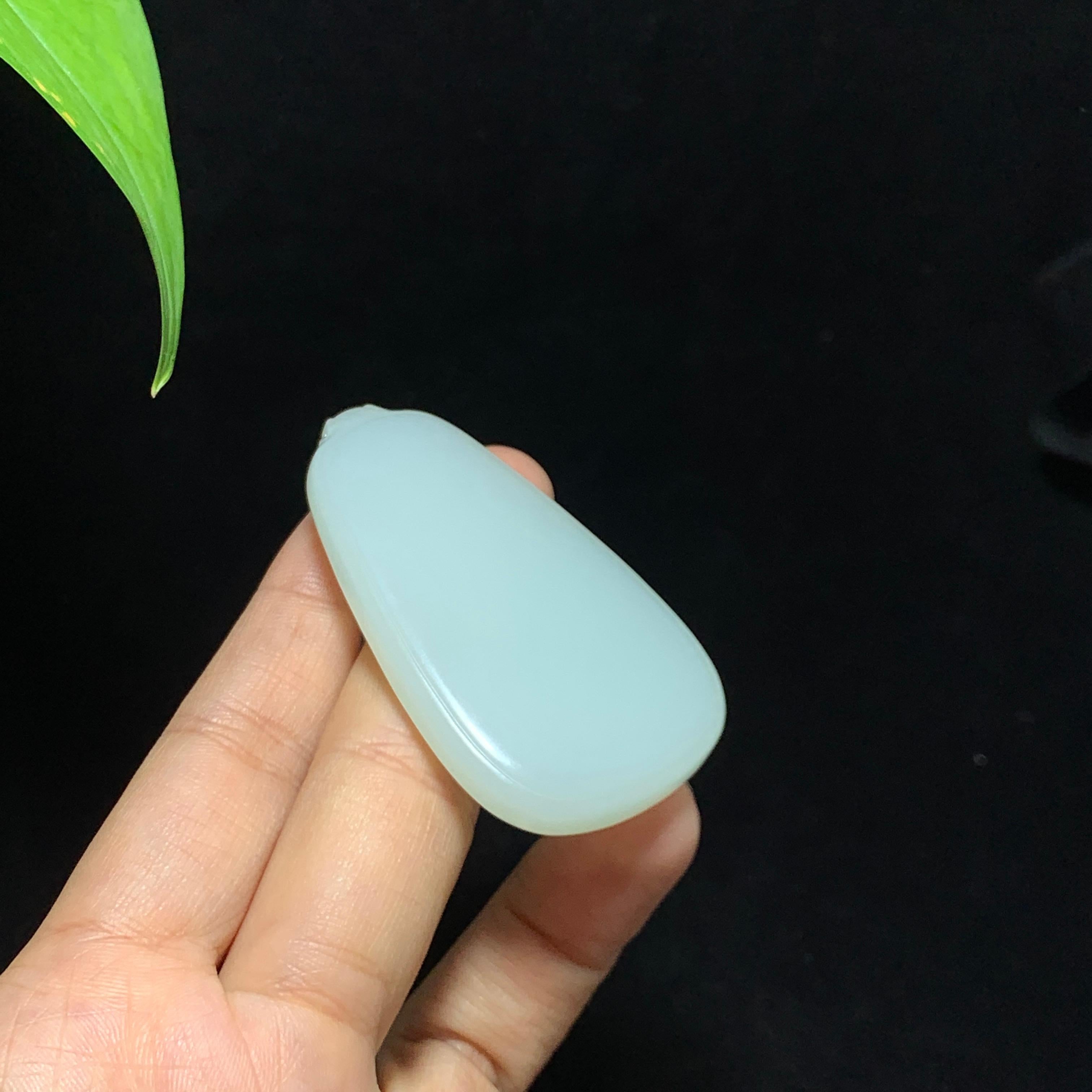和田山料白玉无事牌挂件（38.4g）