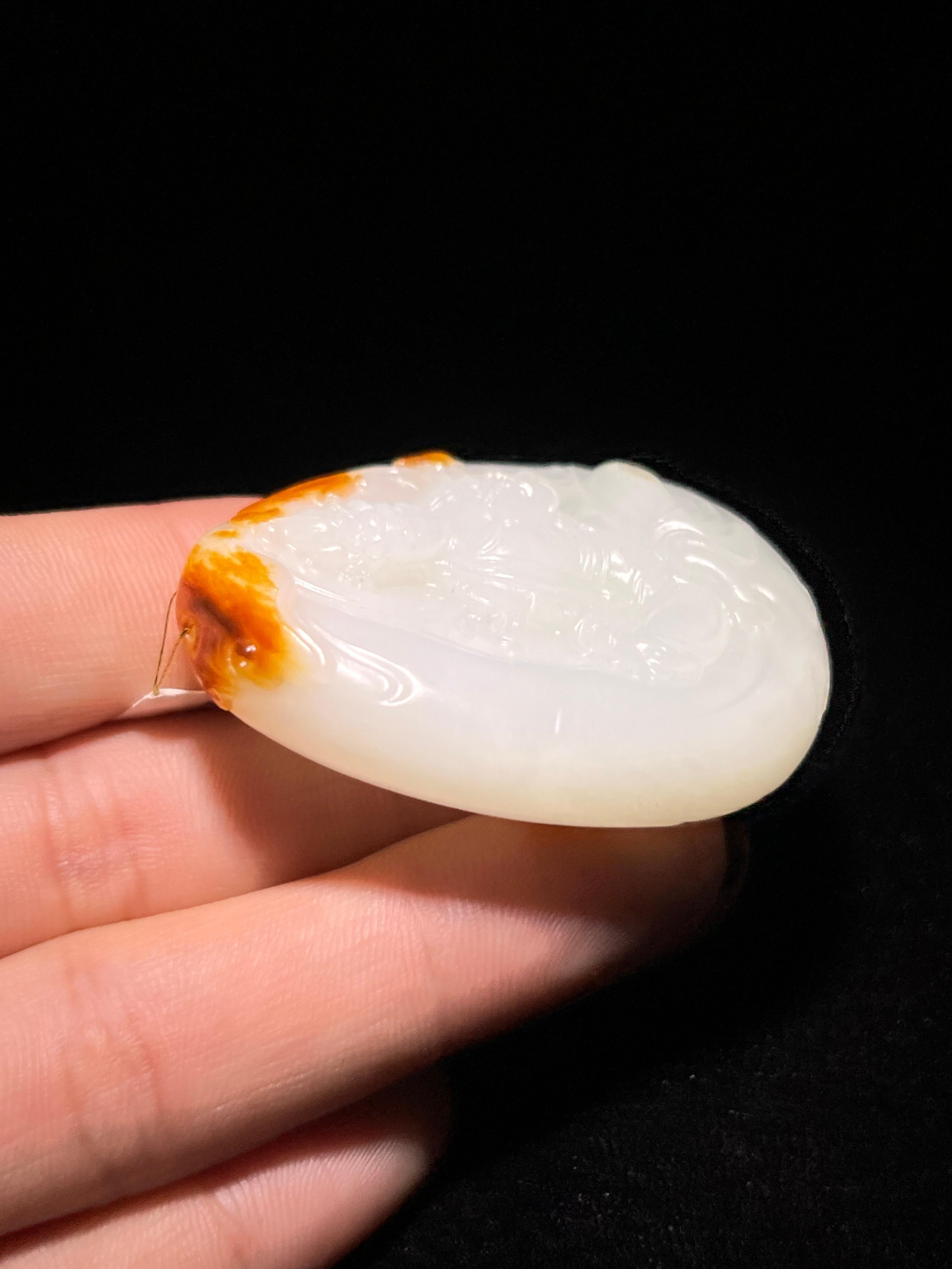 和田玉籽料观音（54.7g）