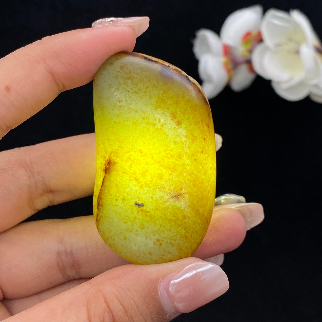 和田玉洒金皮籽料挂件（49.3g）