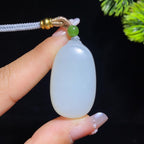 【超值推荐】和田玉羊脂白玉无事牌（20.8g）