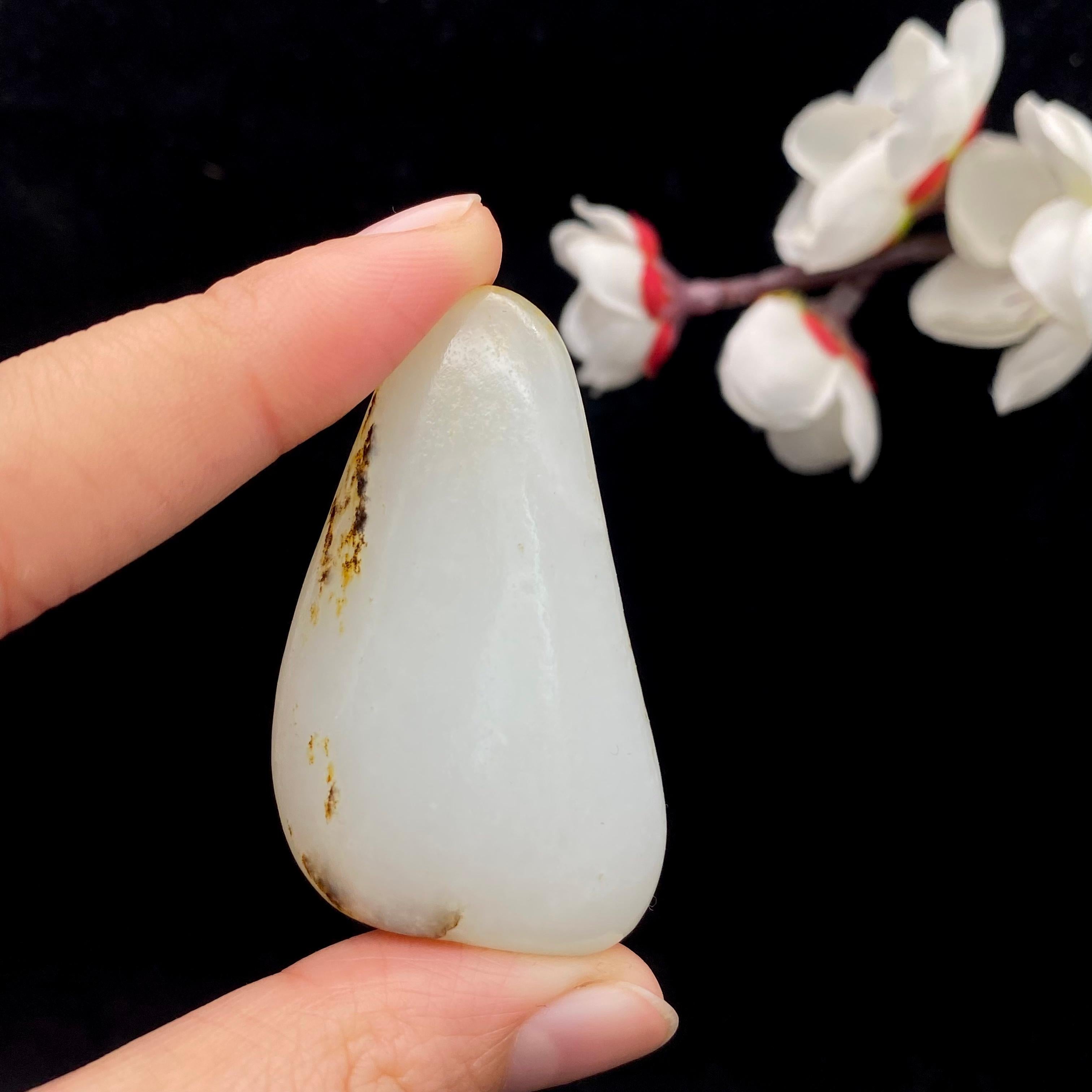 和田玉黄皮籽料挂件（29.1g）
