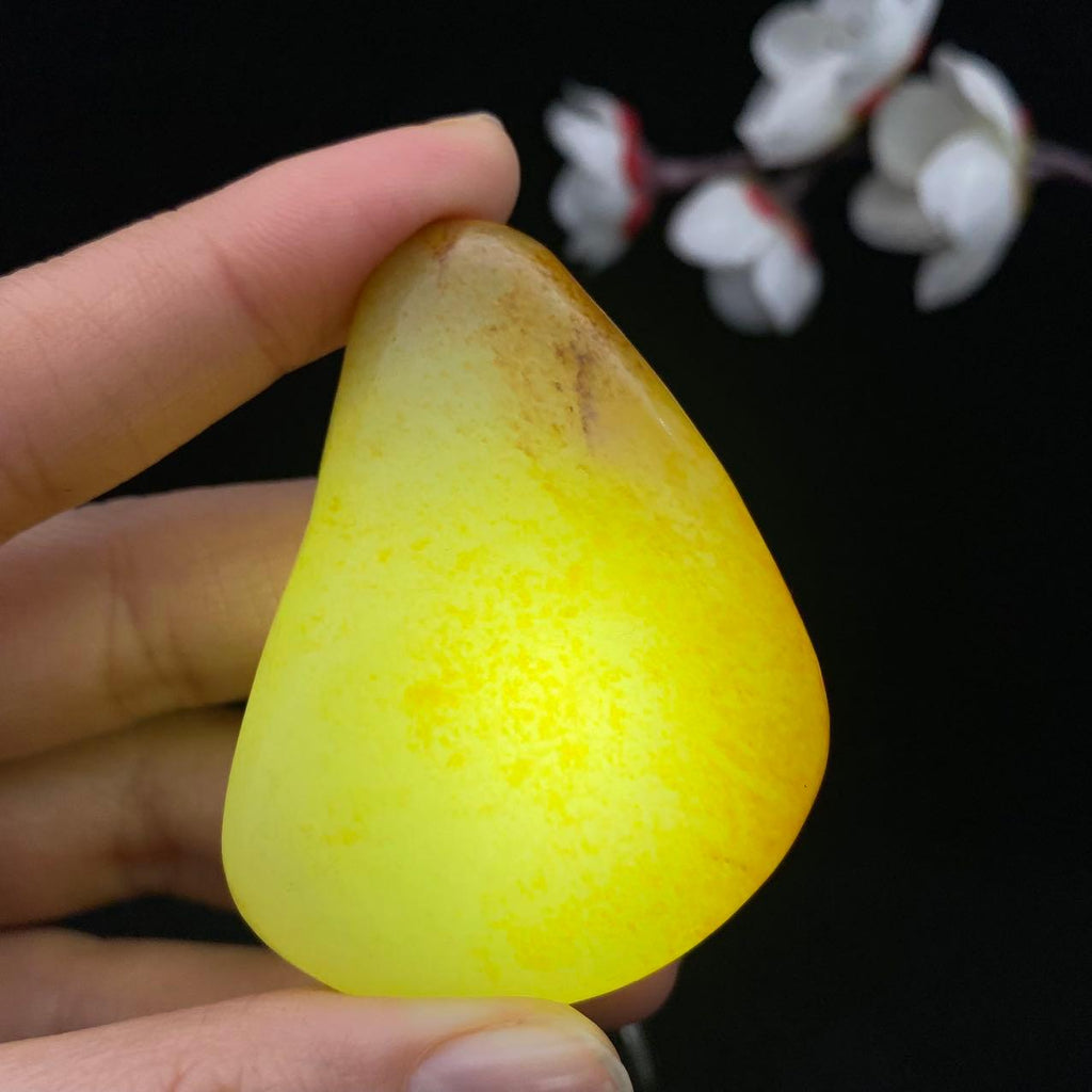 和田玉聚黄皮籽料（41.6g）