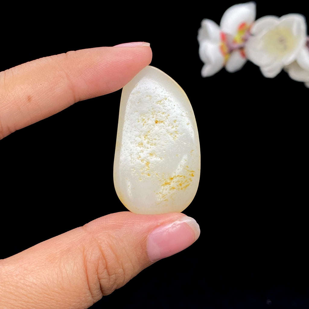 和田玉洒金皮籽料挂件（17.2g）