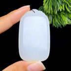 秒杀和田玉白玉无事牌（27.98g）
