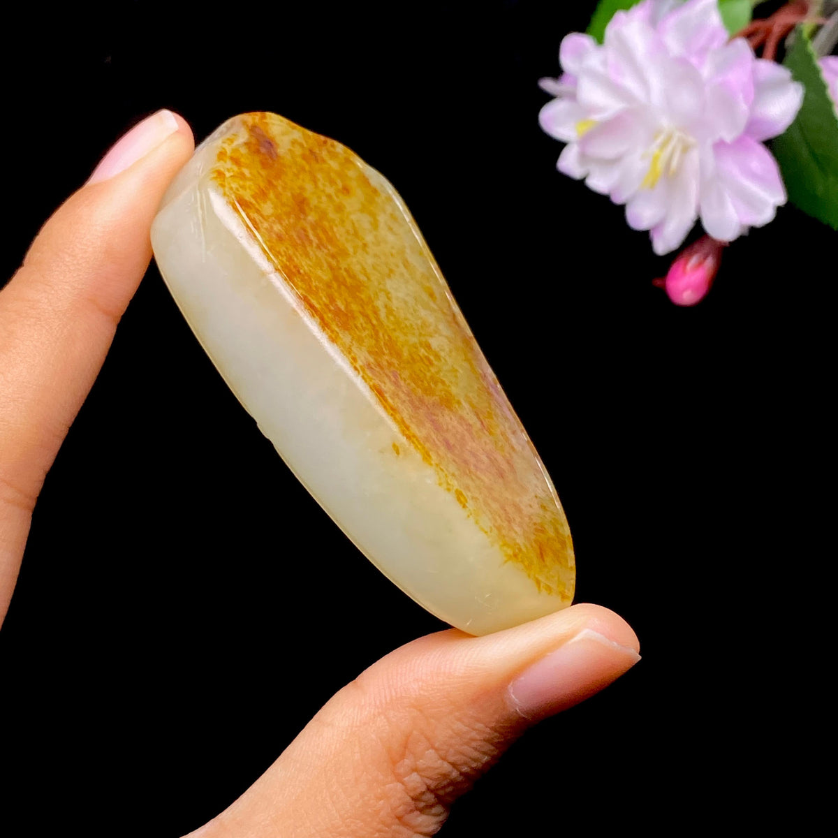 和田玉籽料无事牌（70.0g）