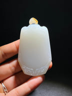和田玉籽料平安无事牌（72.8g）