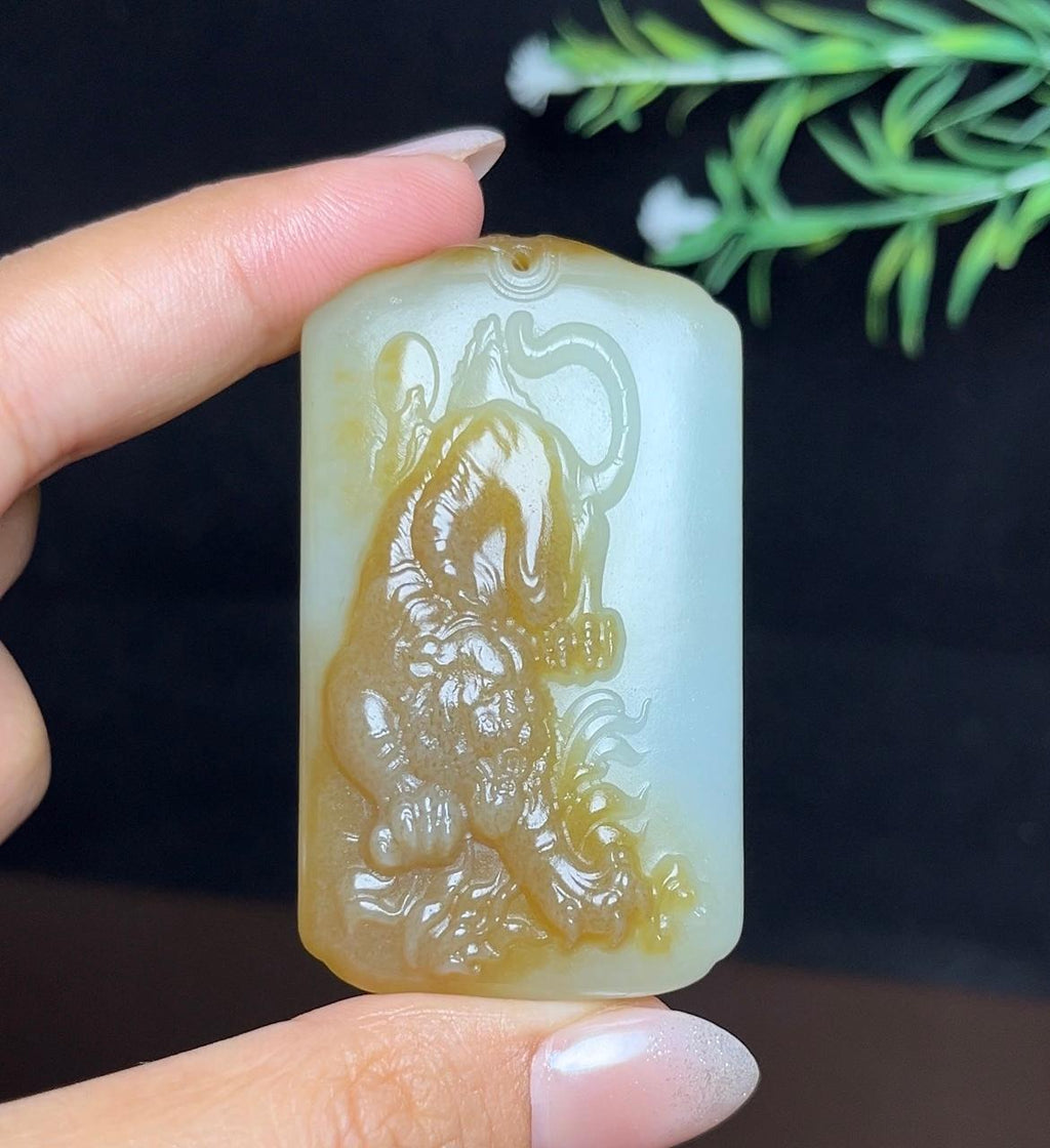 和田玉糖白下山虎（70.0g）