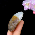和田玉黑皮青花籽料挂件（39.5g）