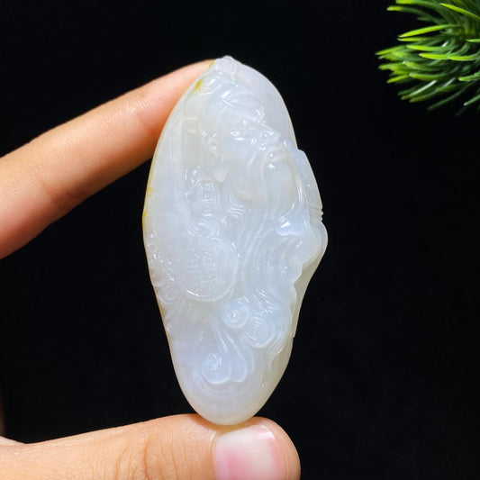 和田玉籽料关公（68.7g）