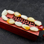 和田玉黄皮【精品手串】（35.3g）