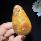 和田玉籽料收藏级挂件马上封侯（54.9g）