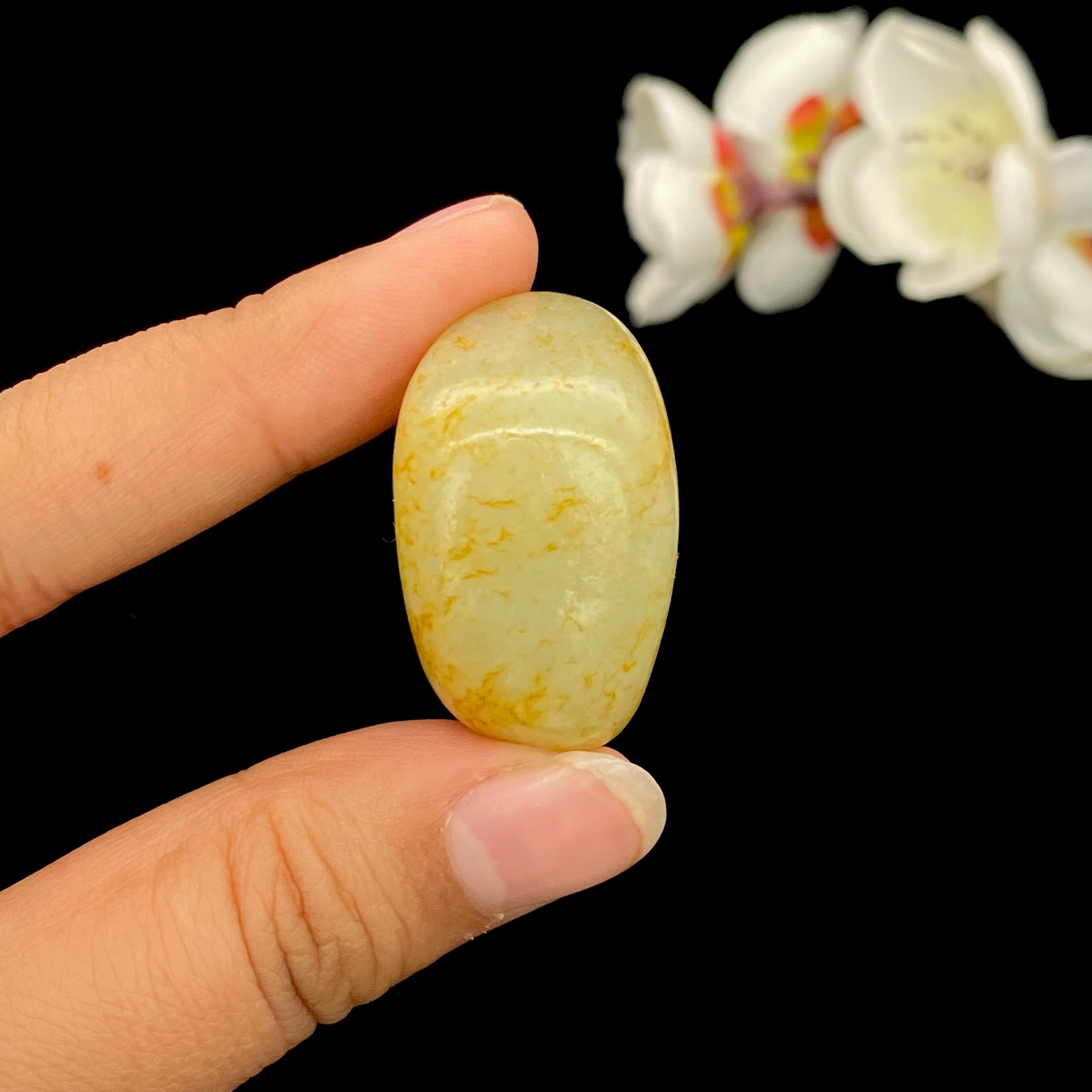 和田玉洒金皮籽料挂件（26.3g）