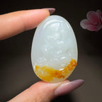 和田玉籽料观音挂件（35.1g）