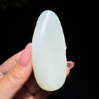 和田玉籽料白玉观音（51.0g）