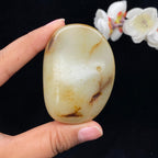 和田玉洒金皮籽料手把件（113.9g）